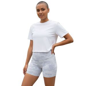 Lululemon Wunder Under  Shorts  Starlight Sz 8 Cut Hem Authentic